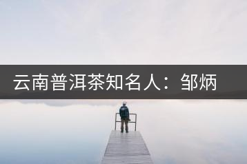 云南普洱茶知名人:鄒炳良