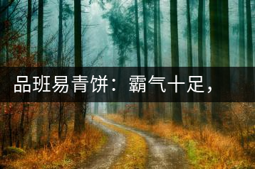 品班易青餅：霸氣十足，母儀天下