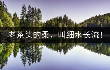老茶頭的柔，叫細(xì)水長(zhǎng)流！