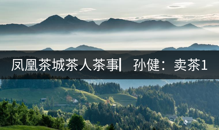 鳳凰茶城茶人茶事▏孫健：賣茶15年，對普洱茶還猶如初見