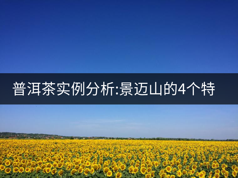 普洱茶實(shí)例分析:景邁山的4個特征普洱茶實(shí)例分析：景邁山的4個特征