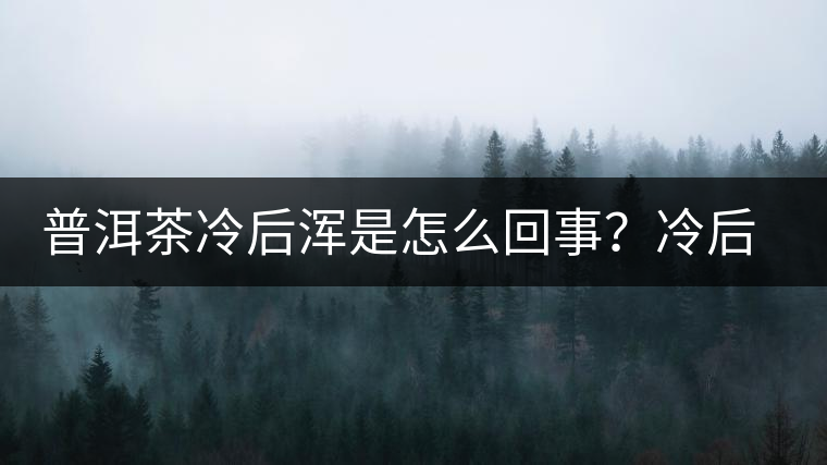 普洱茶冷后渾是怎么回事？冷后渾的普洱茶品質(zhì)好不好？