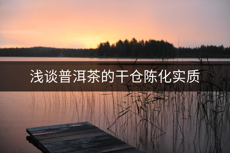 淺談普洱茶的干倉陳化實質 淺談普洱茶的干倉陳化實質