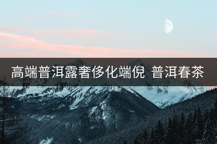 高端普洱露奢侈化端倪  普洱春茶“瘋狂” 再現(xiàn)