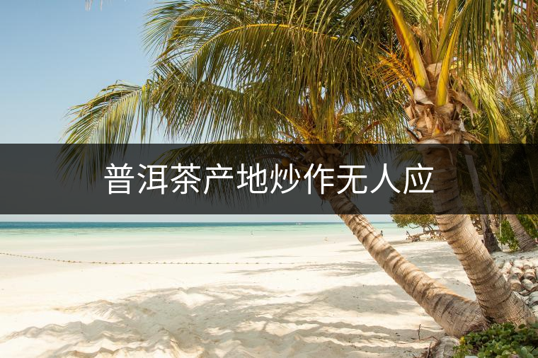 普洱茶產(chǎn)地炒作無人應(yīng) 普洱茶產(chǎn)地炒作無人應(yīng)