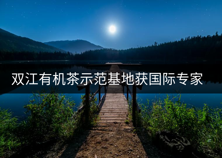 雙江有機茶示范基地獲國際專家組認證