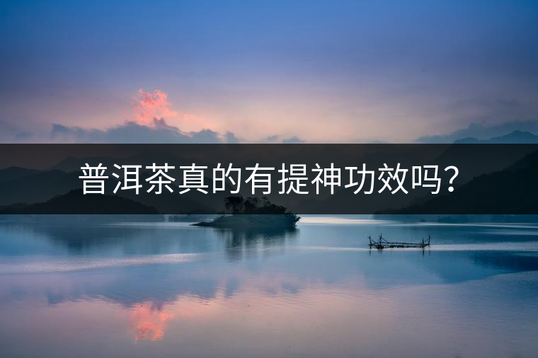 普洱茶真的有提神功效嗎？