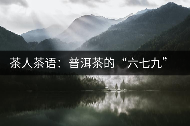 茶人茶語：普洱茶的“六七九” 你知道嗎？