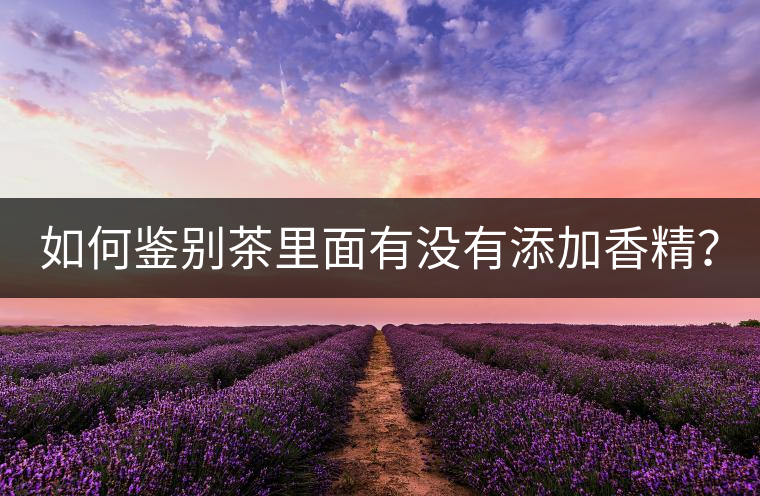 如何鑒別茶里面有沒有添加香精？