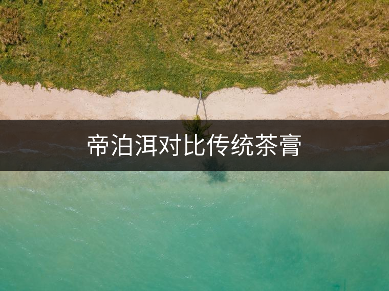 帝泊洱對(duì)比傳統(tǒng)茶膏 帝泊洱對(duì)比傳統(tǒng)茶膏