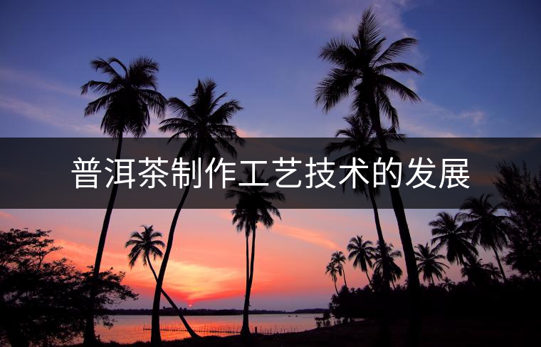 普洱茶制作工藝技術(shù)的發(fā)展 普洱茶制作工藝技術(shù)的發(fā)展