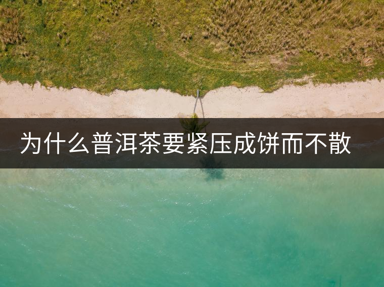 為什么普洱茶要緊壓成餅而不散存呢？