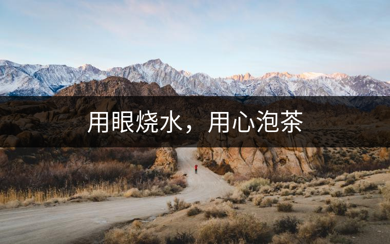 用眼燒水，用心泡茶