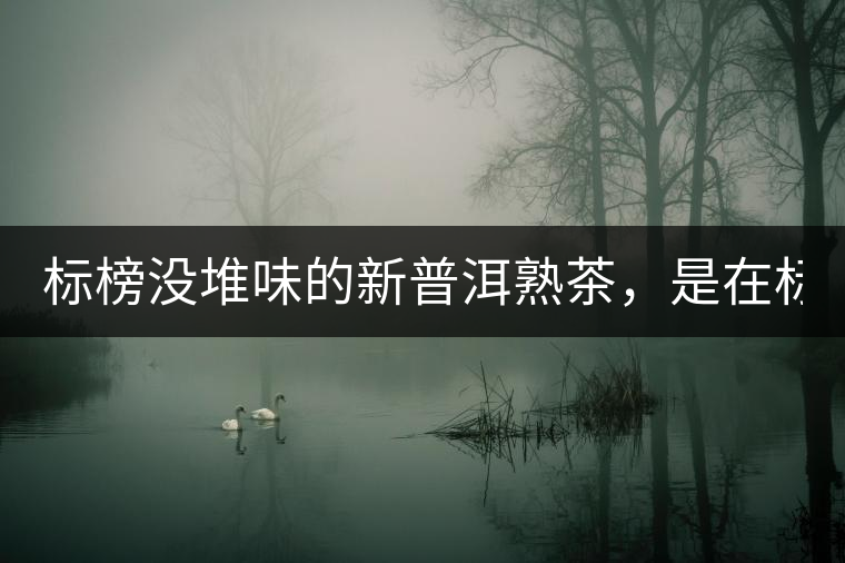 標(biāo)榜沒堆味的新普洱熟茶，是在標(biāo)榜無知！
