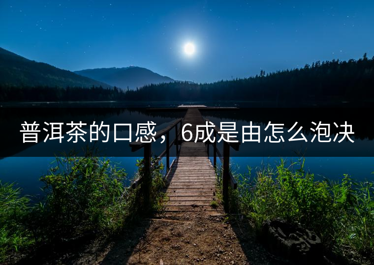 普洱茶的口感，6成是由怎么泡決定的！