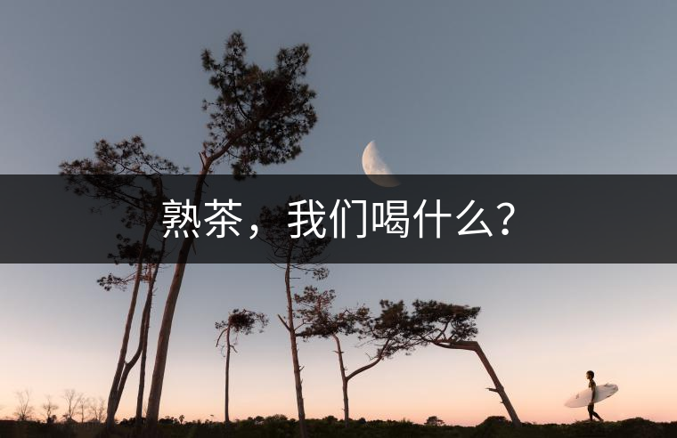 熟茶，我們喝什么？