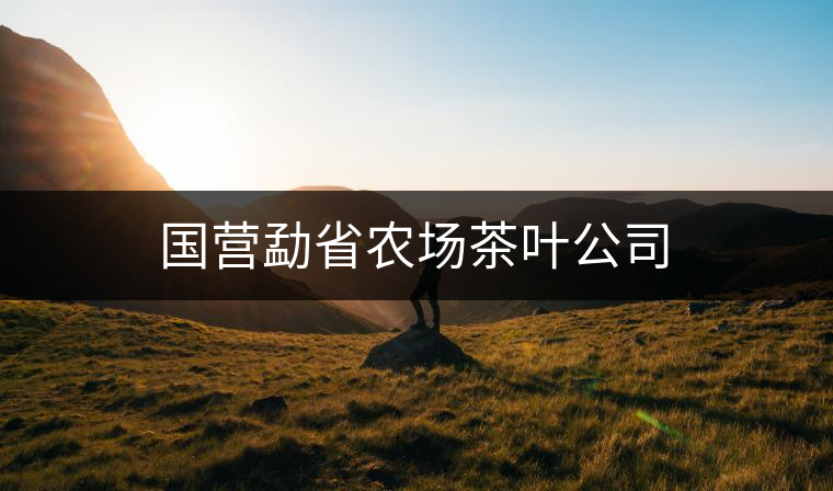 國(guó)營(yíng)勐省農(nóng)場(chǎng)茶葉公司