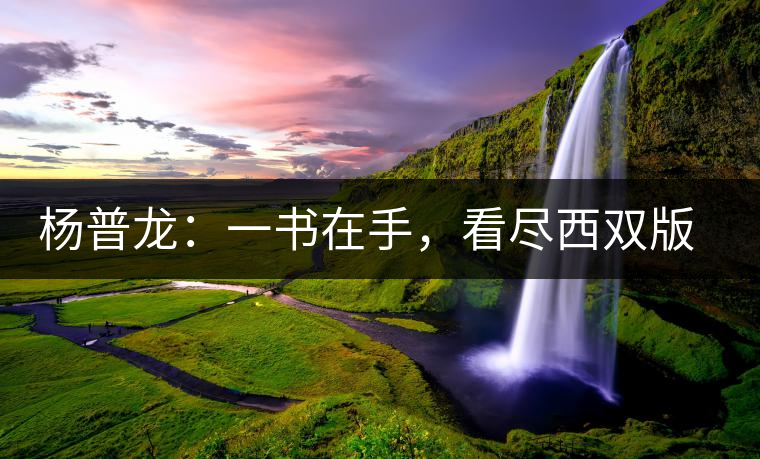 楊普龍：一書在手，看盡西雙版納古茶山