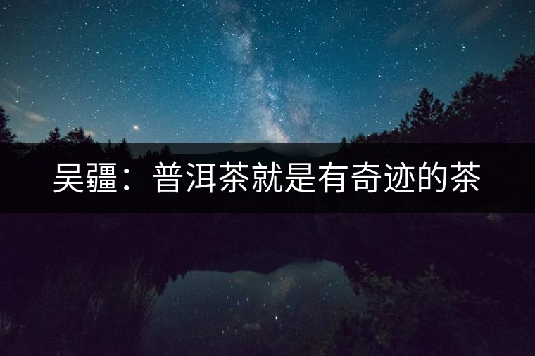 吳疆:普洱茶就是有奇跡的茶 吳疆:普洱茶就是有奇跡的茶