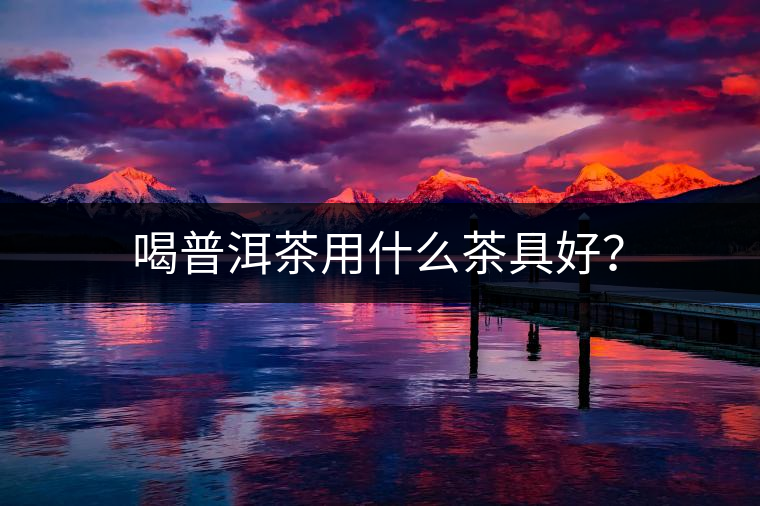 喝普洱茶用什么茶具好？