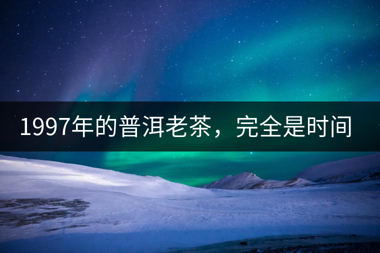 1997年的普洱老茶，完全是時間的味道。
