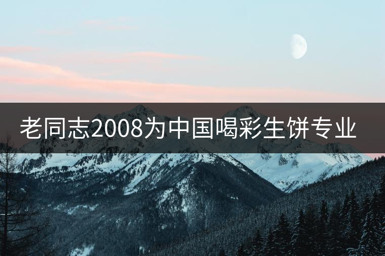 老同志2008為中國(guó)喝彩生餅專業(yè)品評(píng)