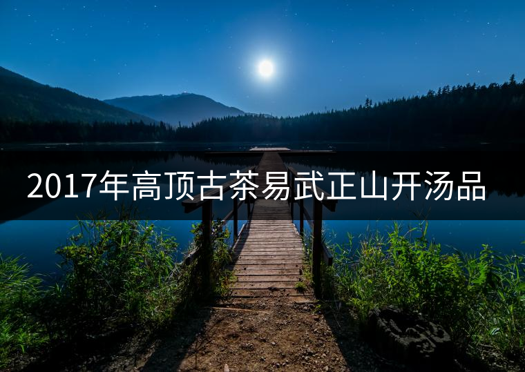 2017年高頂古茶易武正山開(kāi)湯品飲