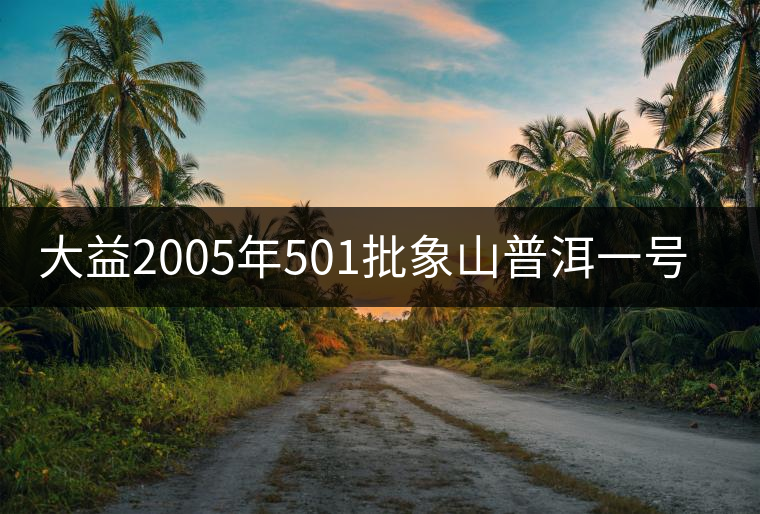 大益2005年501批象山普洱一號(hào)品評(píng)