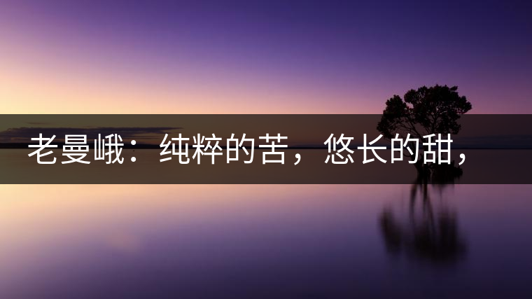 老曼峨：純粹的苦，悠長的甜，茶之本味也