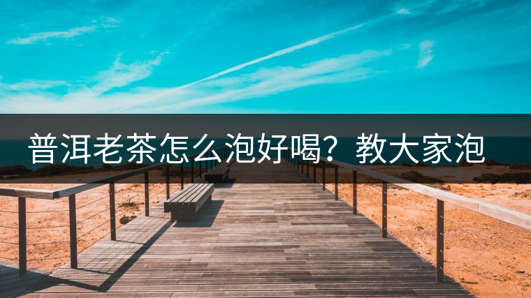 普洱老茶怎么泡好喝？教大家泡好一壺老茶詳細(xì)圖解