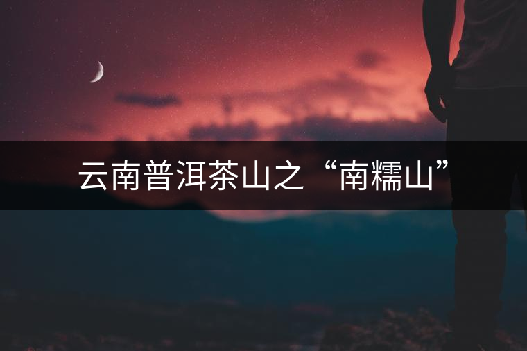 云南普洱茶山之“南糯山”