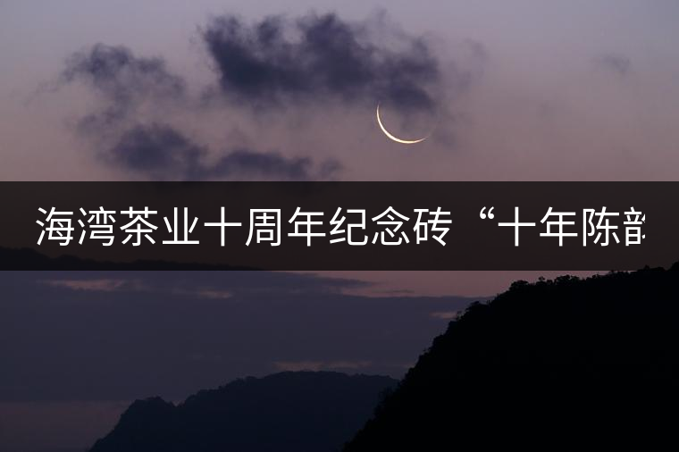 海灣茶業(yè)十周年紀念磚“十年陳韻”品鑒！