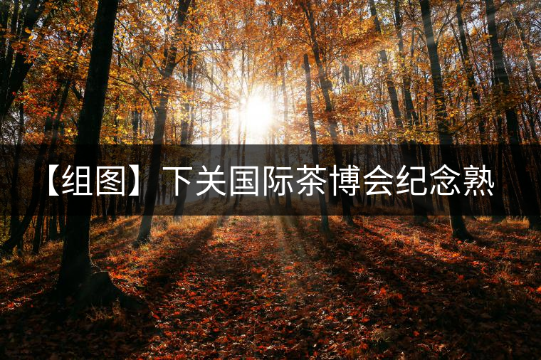 【組圖】下關(guān)國(guó)際茶博會(huì)紀(jì)念熟餅開(kāi)湯