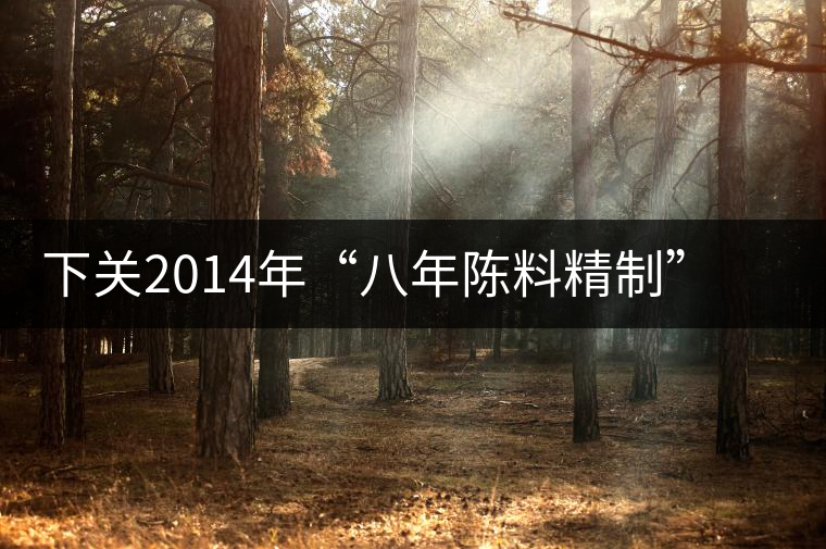 下關2014年“八年陳料精制”版高原陳開湯 下關2014年“八年陳料精制”版高原陳開湯