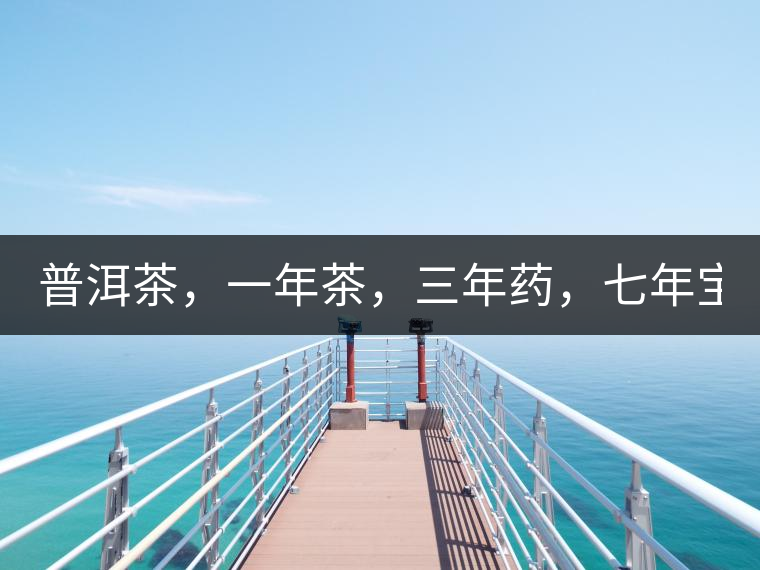 普洱茶，一年茶，三年藥，七年寶2020年為自己存點好茶