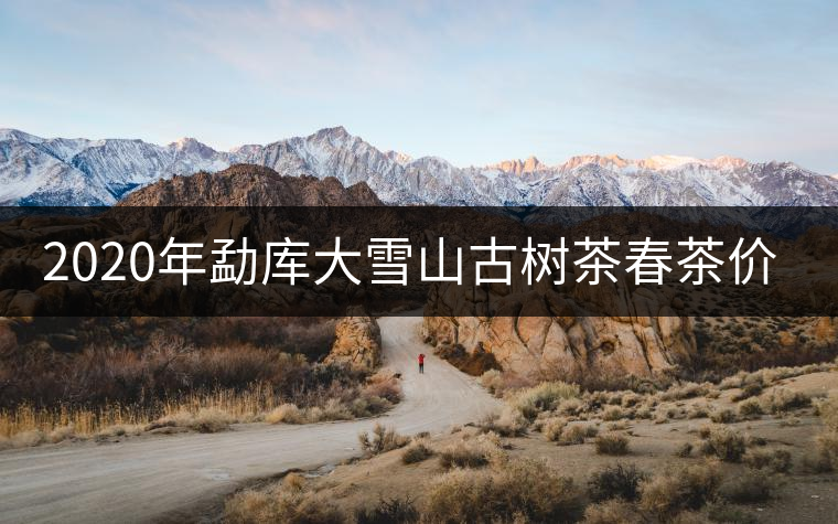 2020年勐庫大雪山古樹茶春茶價格是多少？