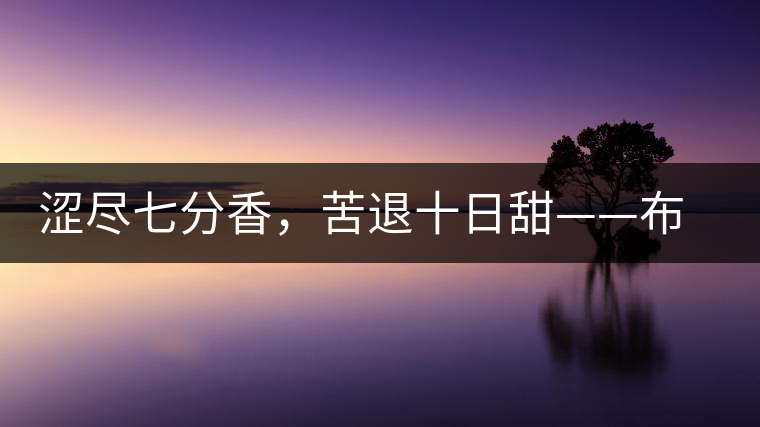 澀盡七分香，苦退十日甜——布朗山千年古寨曼新龍