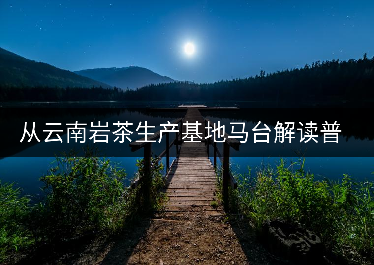 從云南巖茶生產(chǎn)基地馬臺(tái)解讀普洱茶傳統(tǒng)曬青工藝的秘密
