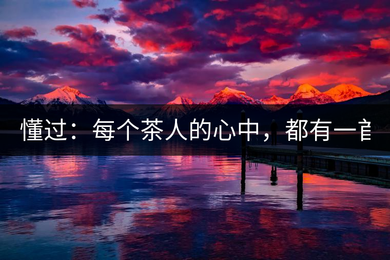 懂過：每個(gè)茶人的心中，都有一首李宗盛！