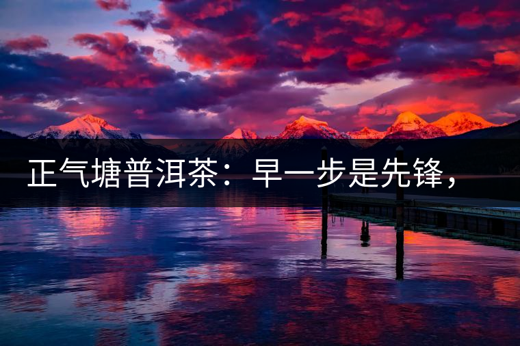 正氣塘普洱茶：早一步是先鋒，早兩步是先烈