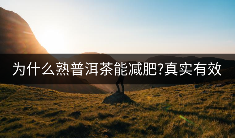 為什么熟普洱茶能減肥?真實(shí)有效嗎？