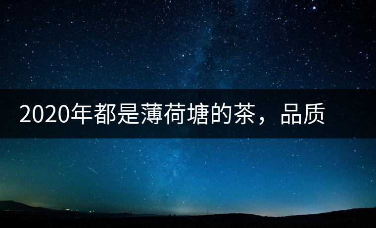 2020年都是薄荷塘的茶，品質(zhì)差別為什么這么大-易武中聘號(hào)