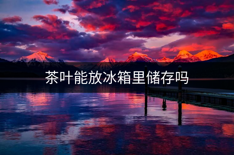 茶葉能放冰箱里儲存嗎 茶葉能放冰箱里儲存嗎