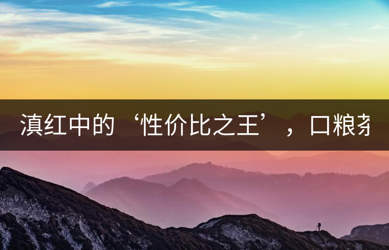 滇紅中的‘性價(jià)比之王’，口糧茶首選！