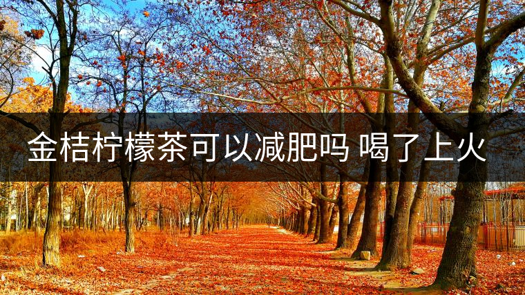 金桔檸檬茶可以減肥嗎 喝了上火嗎