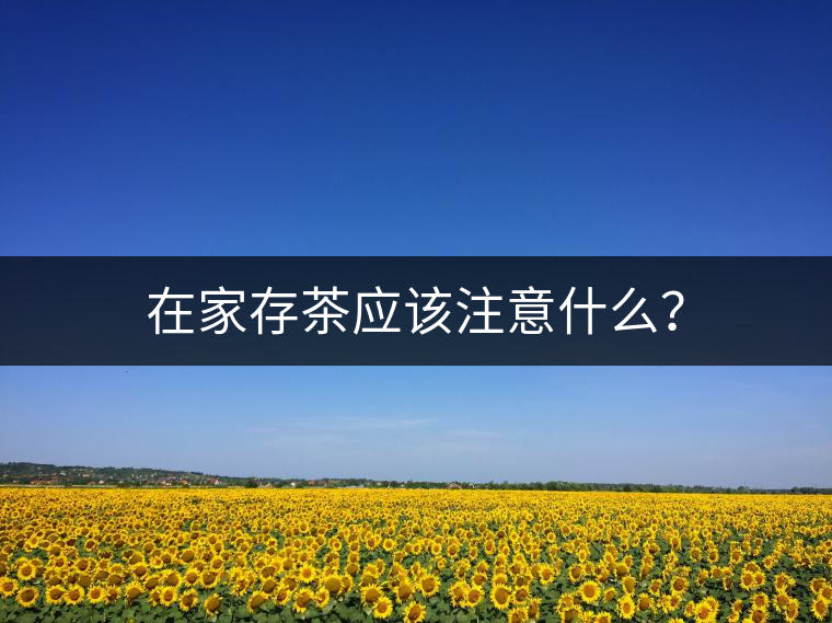 在家存茶應(yīng)該注意什么？
