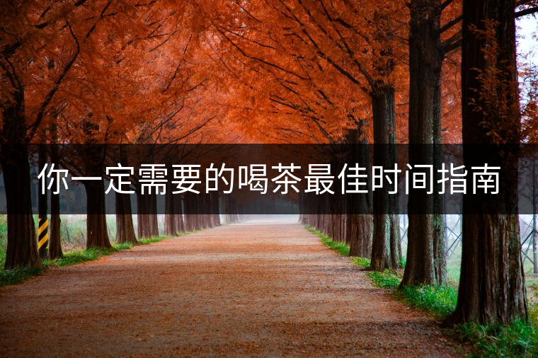 你一定需要的喝茶最佳時(shí)間指南
