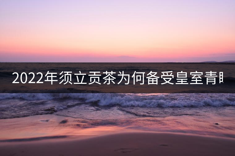 2022年須立貢茶為何備受皇室青睞!揭秘！