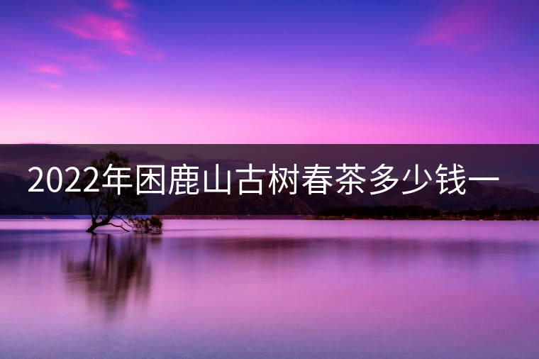 2022年困鹿山古樹春茶多少錢一公斤？