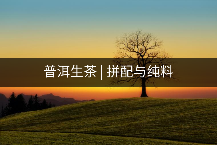 普洱生茶 | 拼配與純料